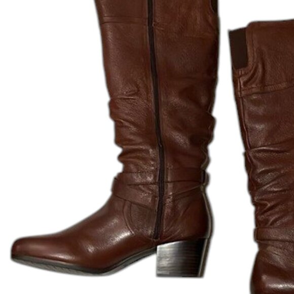 ARRAY Dakota Brown Leather Knee-High Boots Size 11 NWT - Picture 4 of 12